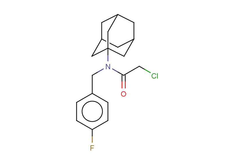 N-(adamantan-1-yl)-2-chloro-N-[(4-fluorophenyl)methyl]acetamide