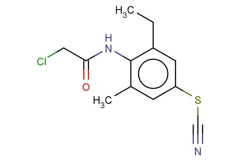 2-chloro-N-[4-(cyanosulfanyl)-2-ethyl-6-methylphenyl]acetamide