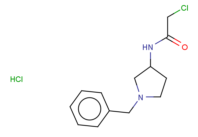 N-(1-benzylpyrrolidin-3-yl)-2-chloroacetamide hydrochloride