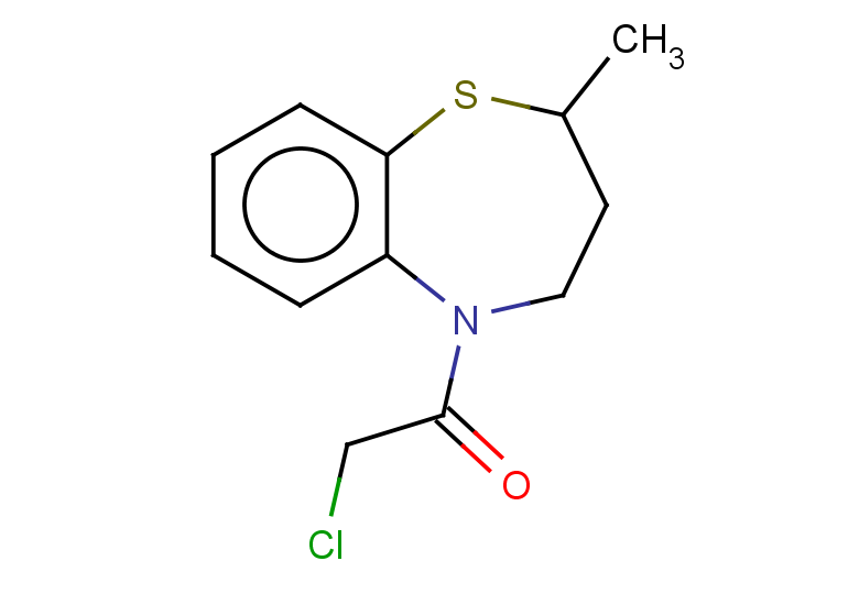 2-chloro-1-(2-methyl-2,3,4,5-tetrahydro-1,5-benzothiazepin-5-yl)ethan-1-one