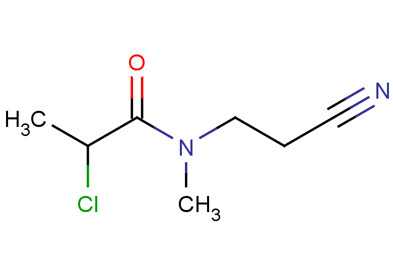 2-chloro-N-(2-cyanoethyl)-N-methylpropanamide