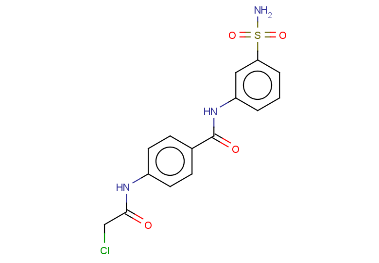 4-(2-chloroacetamido)-N-(3-sulfamoylphenyl)benzamide