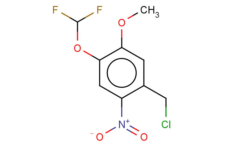 1-(chloromethyl)-4-(difluoromethoxy)-5-methoxy-2-nitrobenzene