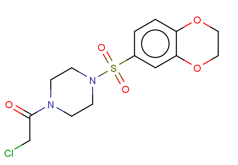 2-chloro-1-[4-(2,3-dihydro-1,4-benzodioxine-6-sulfonyl)piperazin-1-yl]ethan-1-one