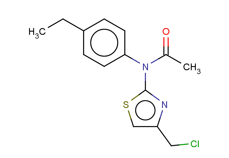 N-[4-(chloromethyl)-1,3-thiazol-2-yl]-N-(4-ethylphenyl)acetamide