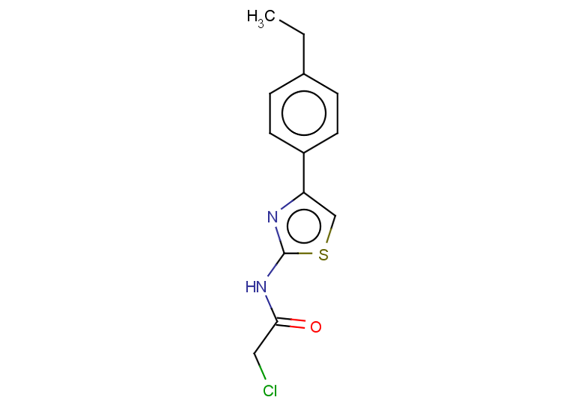 2-chloro-N-[4-(4-ethylphenyl)-1,3-thiazol-2-yl]acetamide