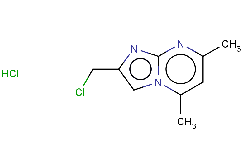 2-(chloromethyl)-5,7-dimethylimidazo[1,2-a]pyrimidine hydrochloride