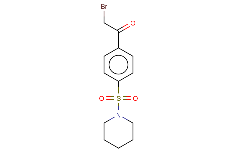 2-bromo-1-[4-(piperidine-1-sulfonyl)phenyl]ethan-1-one