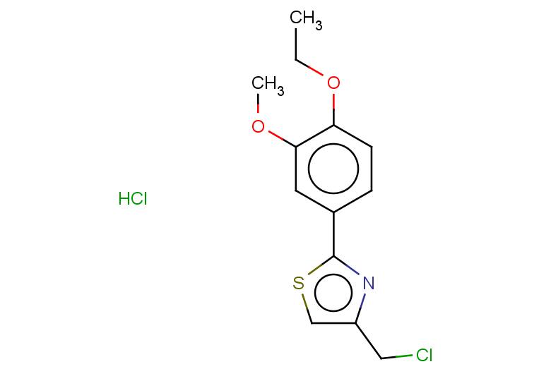 4-(chloromethyl)-2-(4-ethoxy-3-methoxyphenyl)-1,3-thiazole hydrochloride