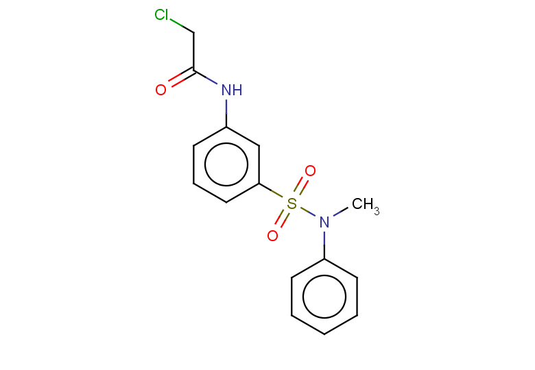 2-chloro-N-{3-[methyl(phenyl)sulfamoyl]phenyl}acetamide
