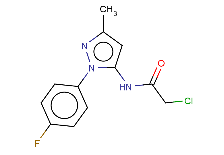 2-chloro-N-[1-(4-fluorophenyl)-3-methyl-1H-pyrazol-5-yl]acetamide