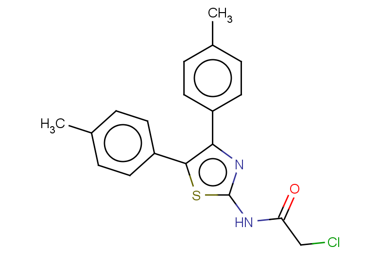 N-[bis(4-methylphenyl)-1,3-thiazol-2-yl]-2-chloroacetamide
