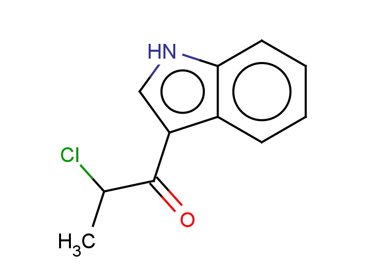 2-chloro-1-(1H-indol-3-yl)propan-1-one