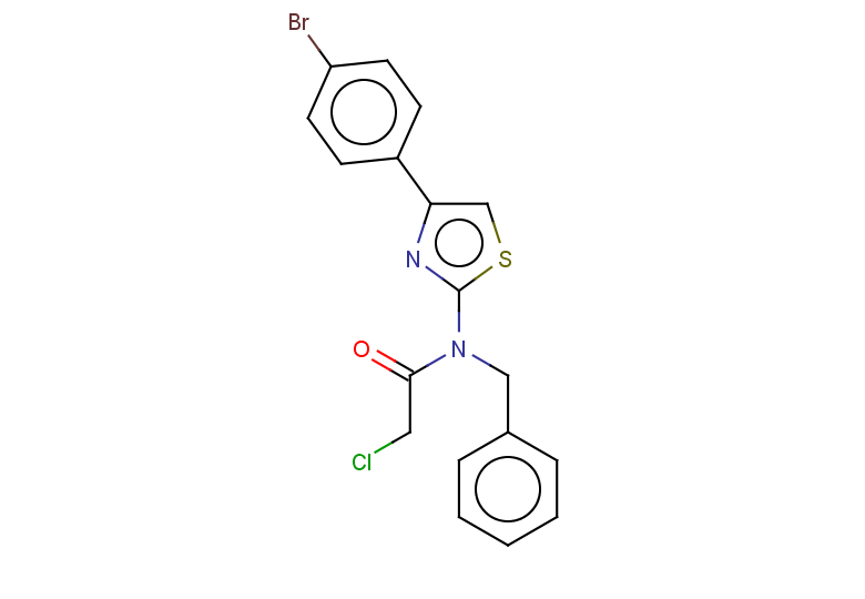 N-benzyl-N-[4-(4-bromophenyl)-1,3-thiazol-2-yl]-2-chloroacetamide