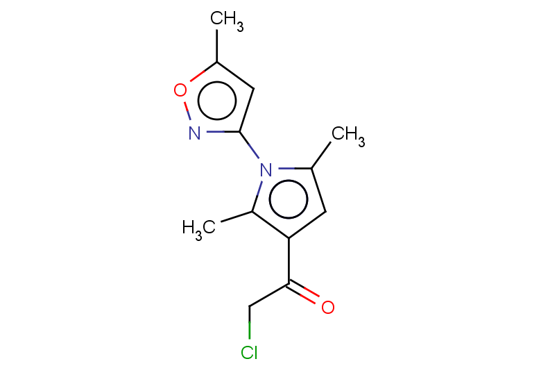 2-chloro-1-[2,5-dimethyl-1-(5-methyl-1,2-oxazol-3-yl)-1H-pyrrol-3-yl]ethan-1-one