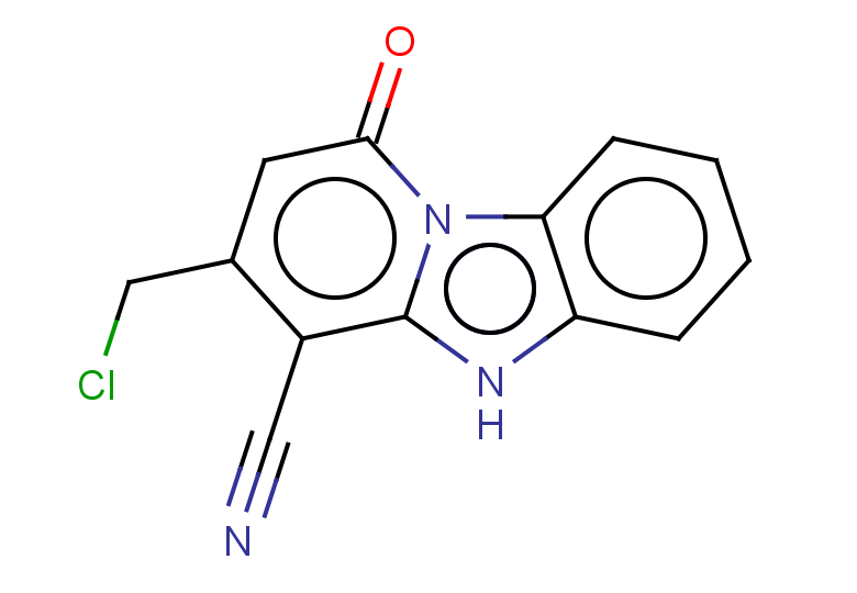 11-(chloromethyl)-13-oxo-1,8-diazatricyclo[7.4.0.0,2,7]trideca-2,4,6,9,11-pentaene-10-carbonitrile