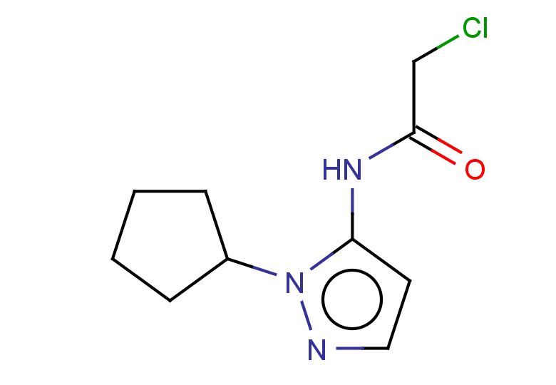 2-chloro-N-(1-cyclopentyl-1H-pyrazol-5-yl)acetamide