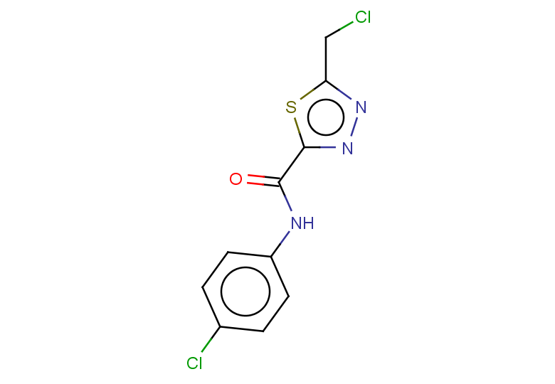5-(chloromethyl)-N-(4-chlorophenyl)-1,3,4-thiadiazole-2-carboxamide