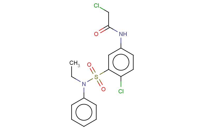 2-chloro-N-{4-chloro-3-[ethyl(phenyl)sulfamoyl]phenyl}acetamide