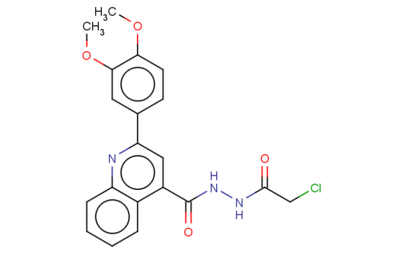 N'-(2-chloroacetyl)-2-(3,4-dimethoxyphenyl)quinoline-4-carbohydrazide