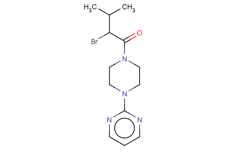 2-bromo-3-methyl-1-[4-(pyrimidin-2-yl)piperazin-1-yl]butan-1-one