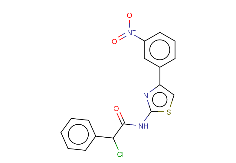2-chloro-N-[4-(3-nitrophenyl)-1,3-thiazol-2-yl]-2-phenylacetamide