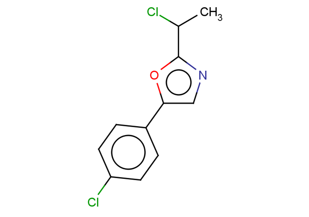 2-(1-chloroethyl)-5-(4-chlorophenyl)-1,3-oxazole