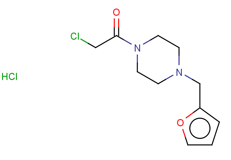 2-chloro-1-[4-(furan-2-ylmethyl)piperazin-1-yl]ethan-1-one hydrochloride