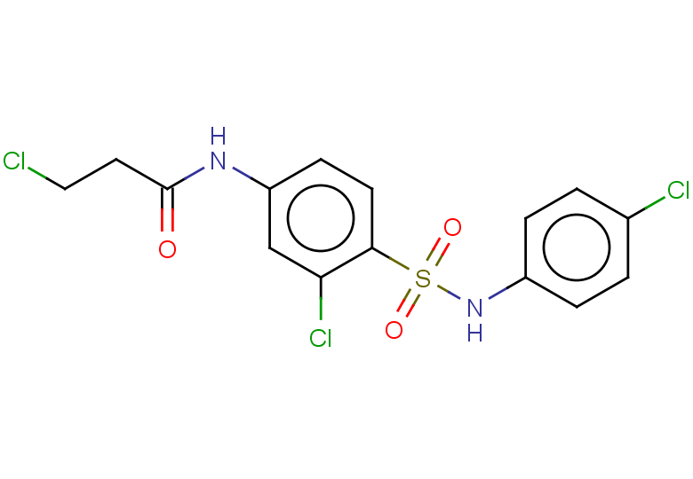 3-chloro-N-{3-chloro-4-[(4-chlorophenyl)sulfamoyl]phenyl}propanamide
