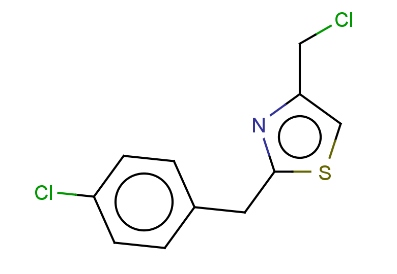 4-(chloromethyl)-2-[(4-chlorophenyl)methyl]-1,3-thiazole