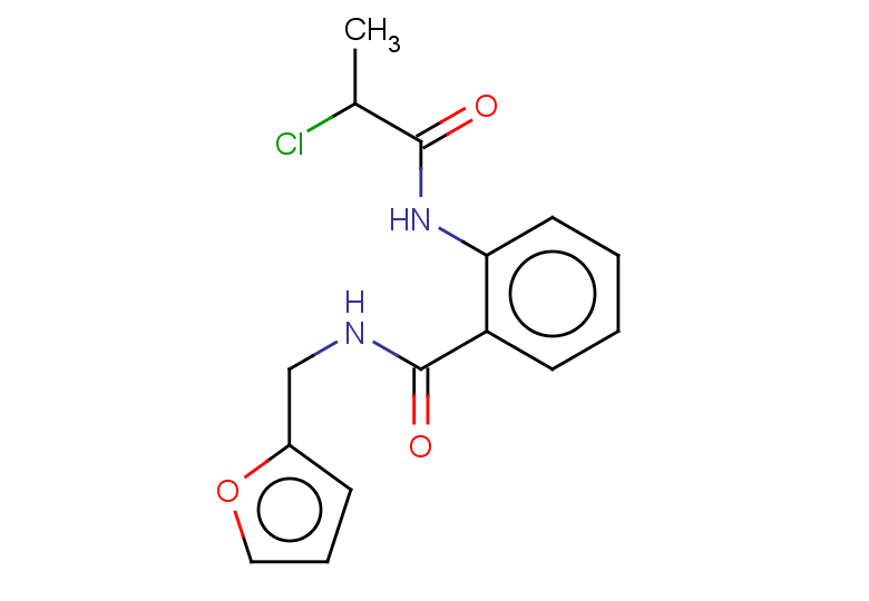 2-(2-chloropropanamido)-N-(furan-2-ylmethyl)benzamide