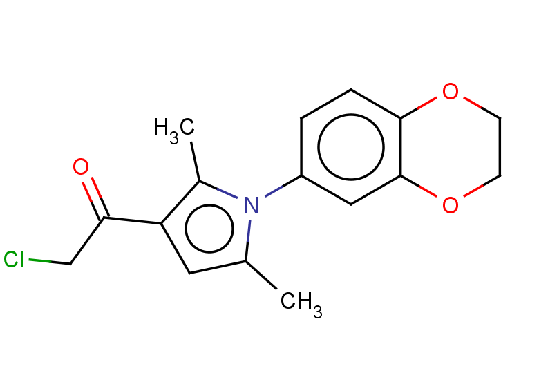 2-chloro-1-[1-(2,3-dihydro-1,4-benzodioxin-6-yl)-2,5-dimethyl-1H-pyrrol-3-yl]ethan-1-one