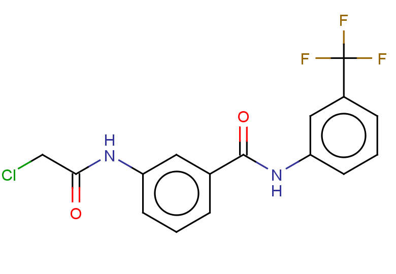3-(2-chloroacetamido)-N-[3-(trifluoromethyl)phenyl]benzamide