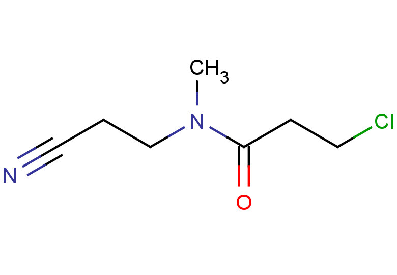 3-chloro-N-(2-cyanoethyl)-N-methylpropanamide
