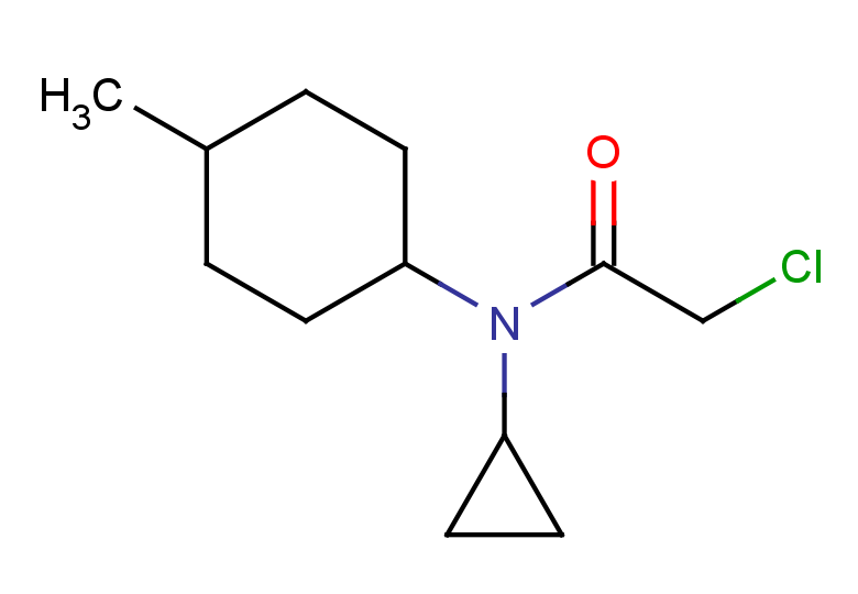 2-chloro-N-cyclopropyl-N-(4-methylcyclohexyl)acetamide, Mixture of diastereomers