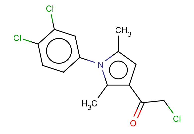 2-chloro-1-[1-(3,4-dichlorophenyl)-2,5-dimethyl-1H-pyrrol-3-yl]ethan-1-one
