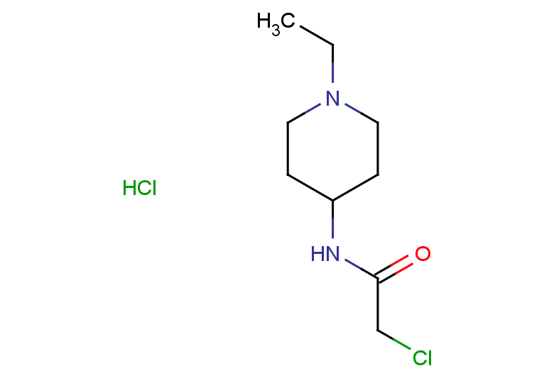 2-chloro-N-(1-ethylpiperidin-4-yl)acetamide hydrochloride