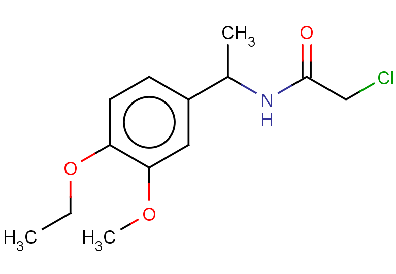 2-chloro-N-[1-(4-ethoxy-3-methoxyphenyl)ethyl]acetamide