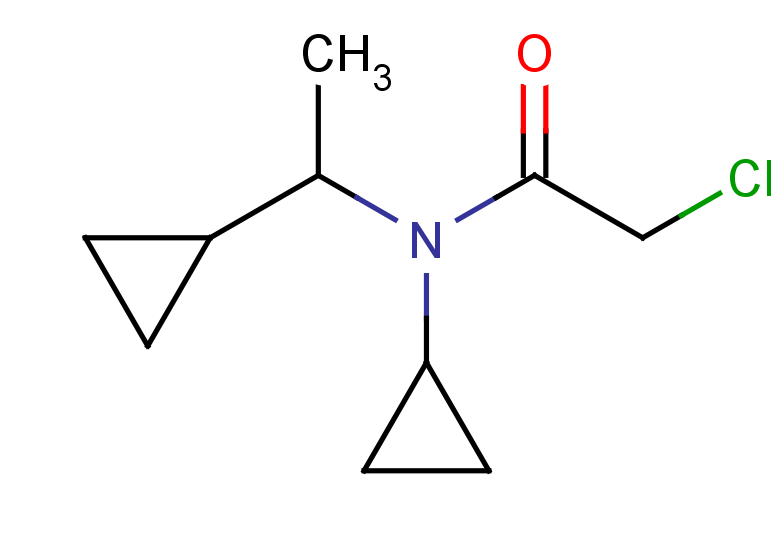 2-chloro-N-cyclopropyl-N-(1-cyclopropylethyl)acetamide