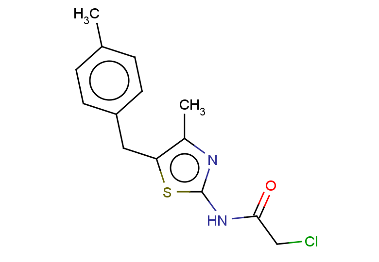 2-chloro-N-{4-methyl-5-[(4-methylphenyl)methyl]-1,3-thiazol-2-yl}acetamide