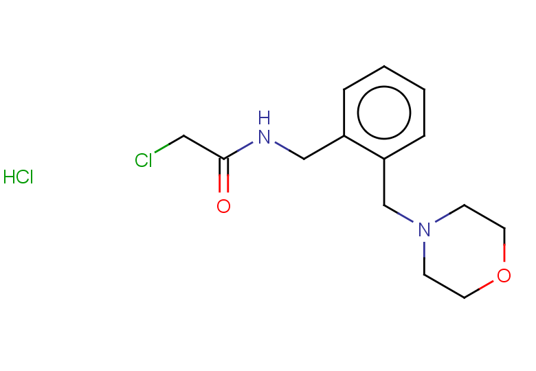 2-chloro-N-({2-[(morpholin-4-yl)methyl]phenyl}methyl)acetamide hydrochloride