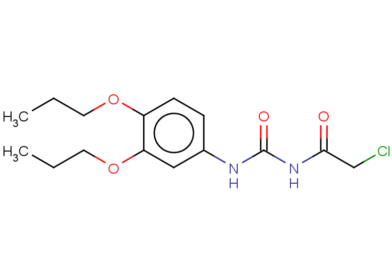 3-(2-chloroacetyl)-1-(3,4-dipropoxyphenyl)urea