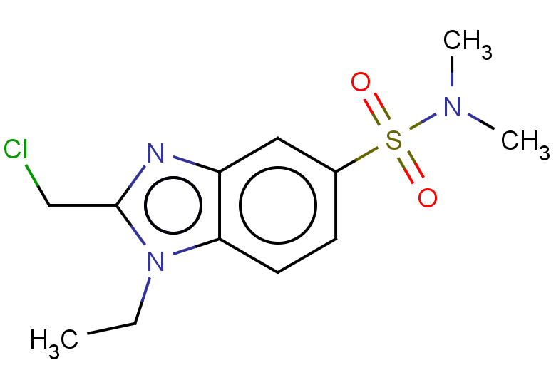 2-(chloromethyl)-1-ethyl-N,N-dimethyl-1H-1,3-benzodiazole-5-sulfonamide