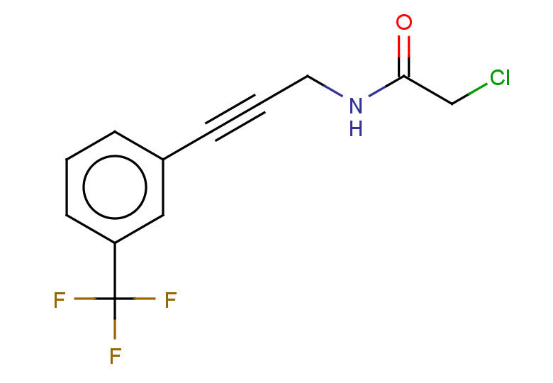 2-chloro-N-{3-[3-(trifluoromethyl)phenyl]prop-2-yn-1-yl}acetamide
