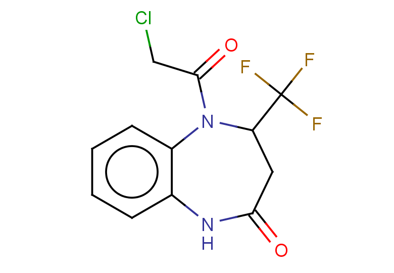 5-(2-chloroacetyl)-4-(trifluoromethyl)-2,3,4,5-tetrahydro-1H-1,5-benzodiazepin-2-one