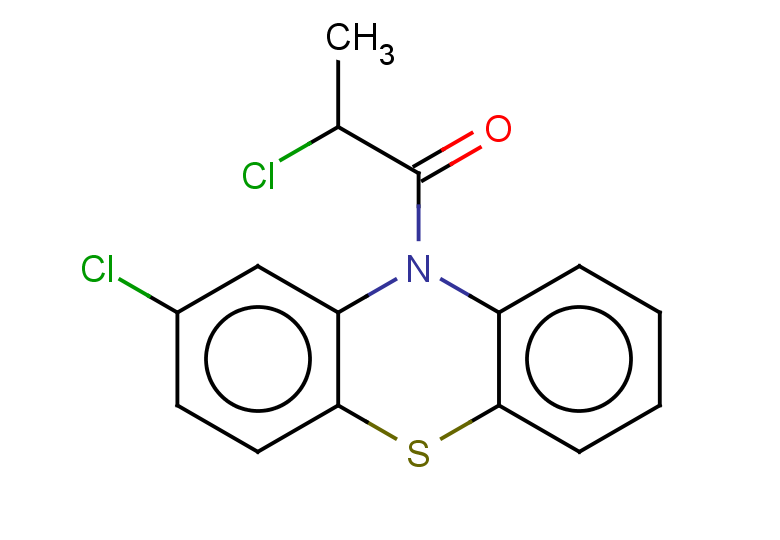 2-chloro-1-(2-chloro-10H-phenothiazin-10-yl)propan-1-one