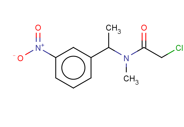 2-chloro-N-methyl-N-[1-(3-nitrophenyl)ethyl]acetamide