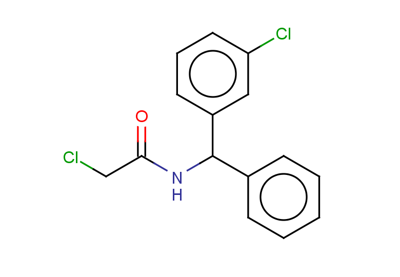 2-chloro-N-[(3-chlorophenyl)(phenyl)methyl]acetamide