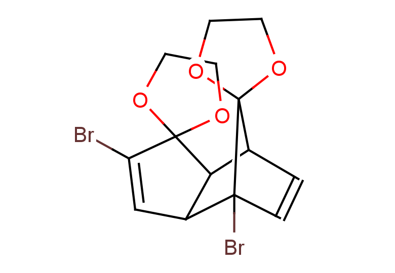 4',7'-dibromodispiro[1,3-dioxolane-2,3'-tricyclo[5.2.1.0,2,6]decane-10',2''-[1,3]dioxolane]-4',8'-diene