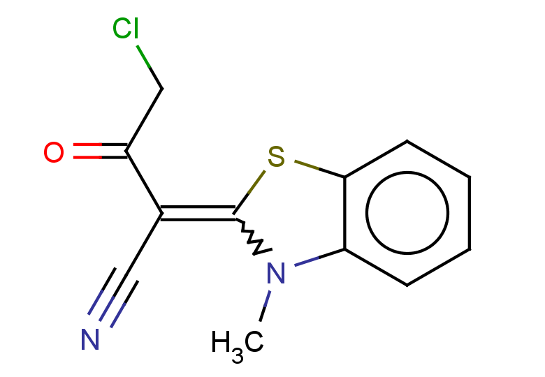 4-chloro-2-(3-methyl-2,3-dihydro-1,3-benzothiazol-2-ylidene)-3-oxobutanenitrile